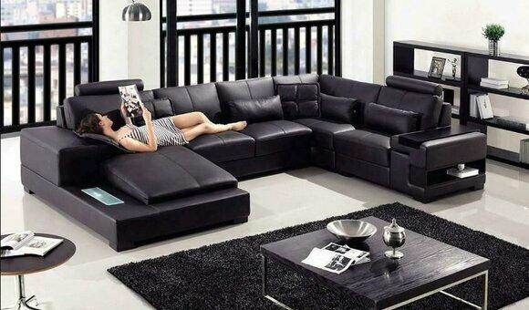 Sofa Living U Shape Corner Sofa Couch Set Upholstery Corner Sofa New