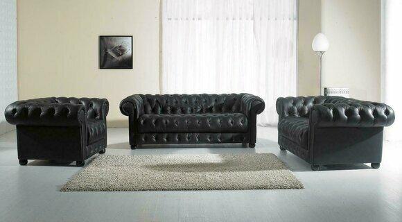 Chesterfield Sofa 2 Seater Upholstery Design Couches Sofas Set NEW Two Seater