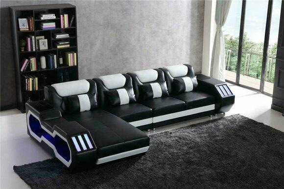 Relax Couches L Shape Sofa Couch Set Illuminated Living Landscape Sofas