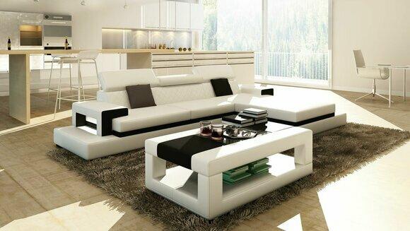 Sofas corner sofa leather sofa upholstery living landscape couch sofa corner set JV FURNITURE®