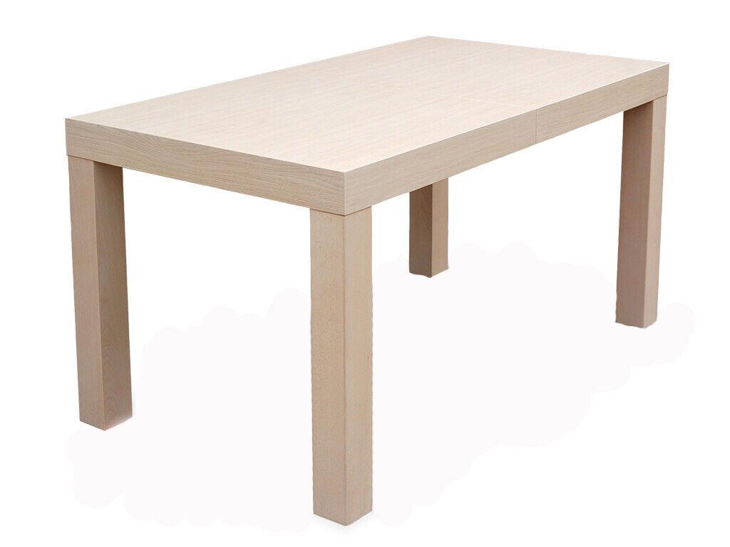 Table dining table wooden table XXL conference table 90 x 160 cm extendable 160x210 cm