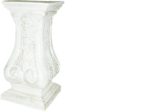 Classic style acrylic/stucco decorative floor/flower stand 63 cm height, model - 1031
