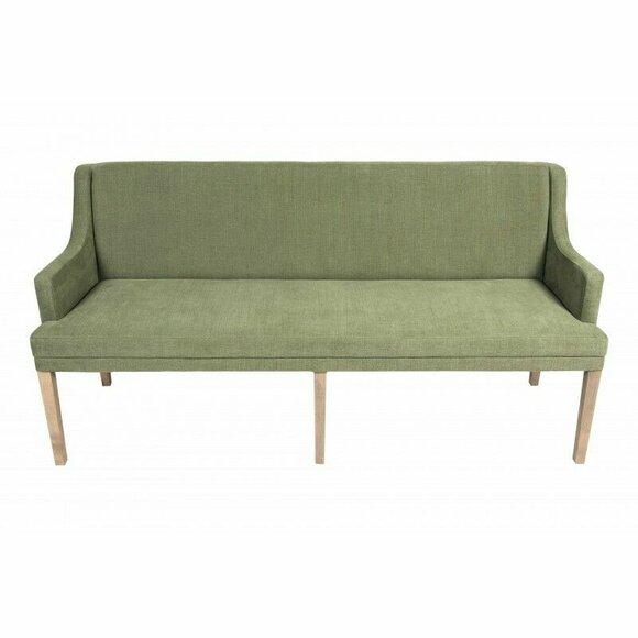 Bench Textile Seat Benches Chesterfield Restaurant Fabric Shop Sofa Leather Couch New