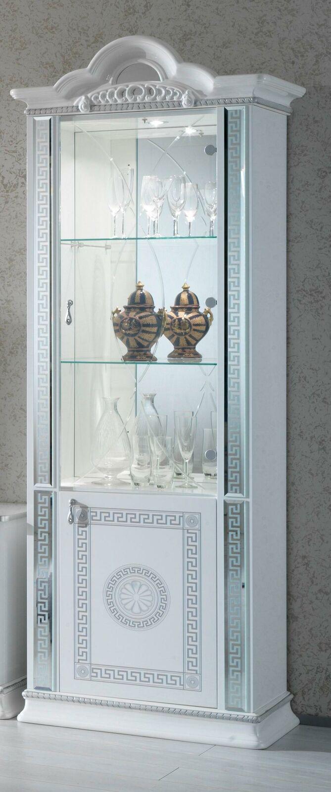 High Quality Display Cabinet Showcases Luxury Cabinet Wood Italian Style Furniture Glass New