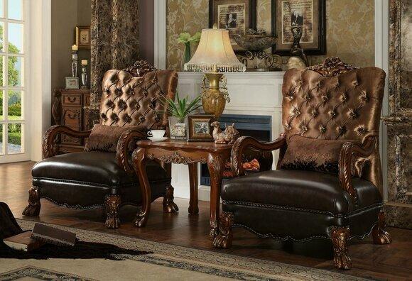 Armchair Designer Chair Upholstery Relax Fabric Textile Leather Lounge New Chesterfield