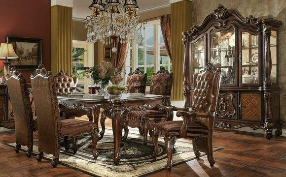 Classic Luxury Wooden Table Tables Baroque Rococo Antique Style Dining Living Room New