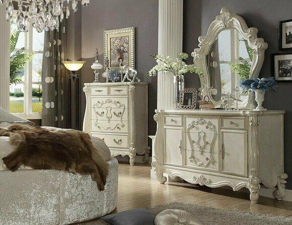 Chests of Drawers Baroque Rococo Mirror Sideboard Console Wood New