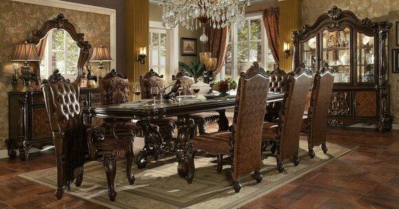 Royal Dining Table Wood Luxury Tables Baroque Rococo Dining Room Antique Style