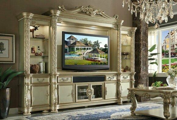 Living Wall TV Wall Unit Living Room Furniture Classic Living Walls Cupboard Shelf