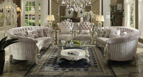 Sofa Set Baroque Seater Living Landscape Sofa Upholstery Set Sofas 4pcs Set