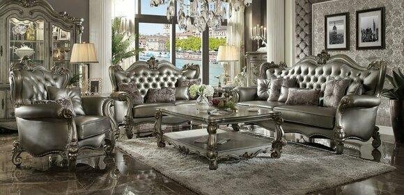 Luxury furniture sofa set couch sofa upholstery 3 + 2 + 1 seater coffee table couches 4 pieces