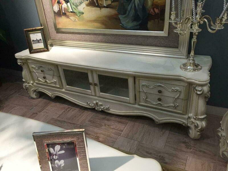 Sideboard TV Lowboard RTV Cabinet Table Living Room Wood Classic Baroque New