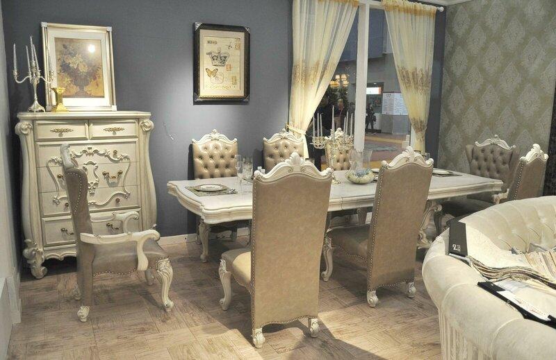 Royal Dining Table Wood Classic Tables Baroque Rococo Dining Wood