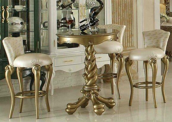 Bar stool chair armchair bar house bar for counter counter bar cabinet baroque rococo new