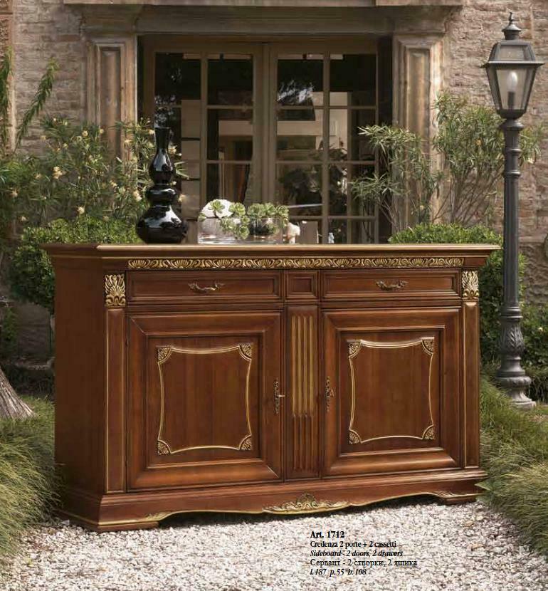 Chest of drawers sideboard living room baroque sideboard xxl design new Real wood