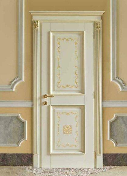 Interior Doors Baroque Rococo Made to Measure with Frame Classic Real Wood Doors Italy