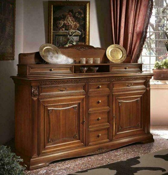 xxl Buffet Commode Chests of drawers Cupboard Baroque Rococo Sideboard Console Shelf Real Wood