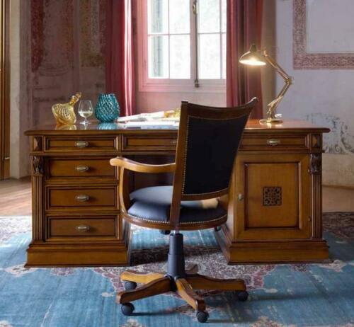 Luxury Washington office set Italian furniture office 3 pcs. Baroque Rococo cabinet Real wood