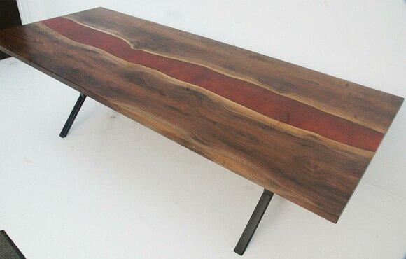 Epoxy Resin Dining Table River Table Solid Tables 240x100 River Table New Real Wood