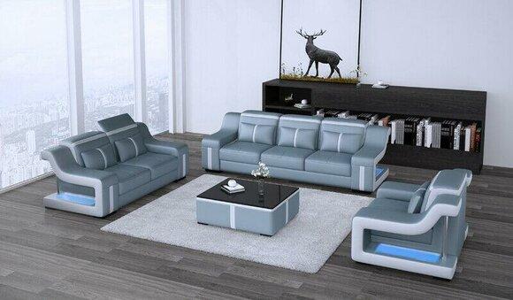 Modern sofa set couch sofa sets group 321 seater leather sofa sofas new