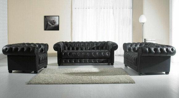 Chesterfield couches sofas leather 3+2 seater sofa sets set upholstery