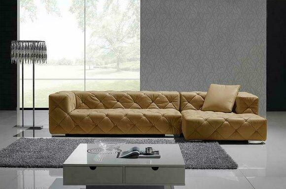 Chesterfield leather modern couch living area leather sofa corner sofa sofa L\'Form