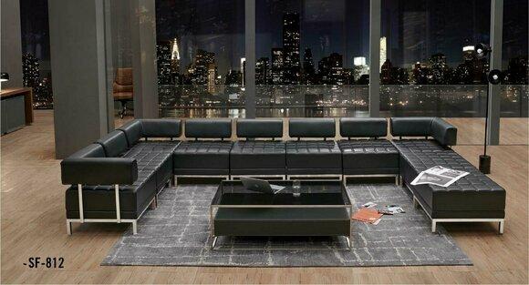 Sofa U Shape Sofa Couch Upholstery Set Living Landscape Design Corner Sofa Leather New