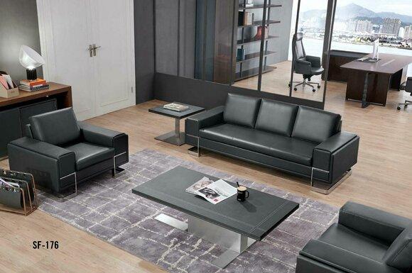 Living Room Set Luxury Sofa Set 3+1+1 Seater with Coffee Table Furniture New 5pcs.