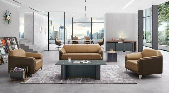 Complete set sofa set 3+1+1 seater + coffee table designer living landscape new