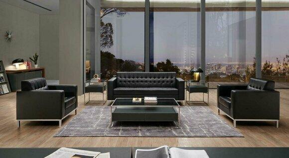 Living room set sofa set couch set 3 + 2 + 1 designer sofa coffee table 6 pieces.