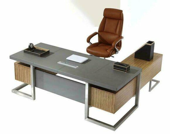 Executive desk Exclusive office furnishings Design table Chancellery Practice tables