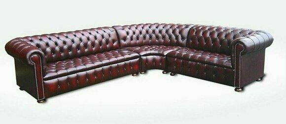 Corner sofa cherry leather sofa upholstery corner couch set seat design Chesterfield