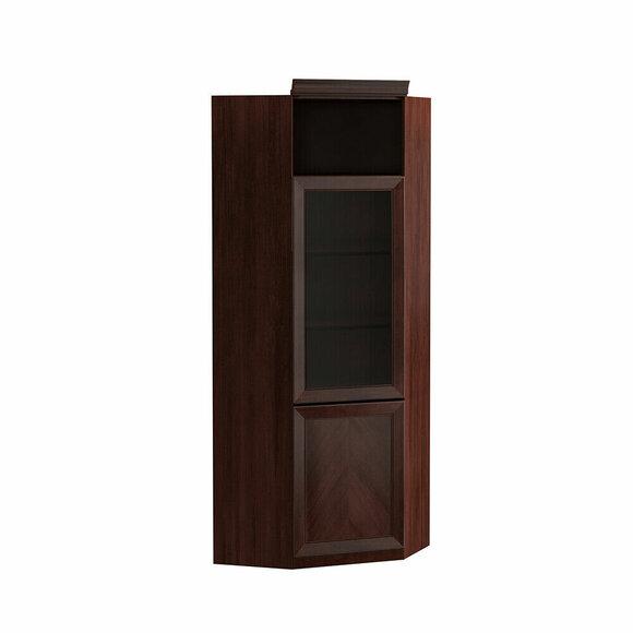 System office furniture corner showcase filing cabinet classic wooden cabinet shelf M13