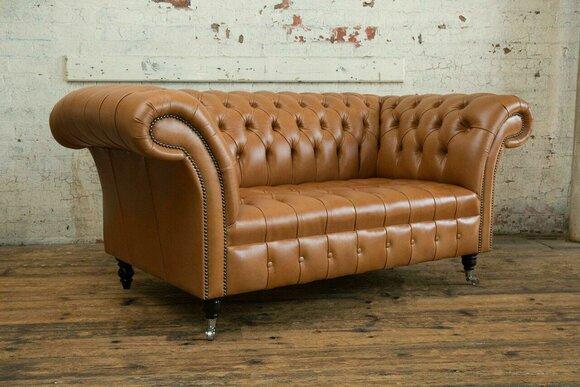 Sofa 2 Seater Leather Sofa Couch TV Armchair Upholstered Sofa Lounge Sofa Two Seater