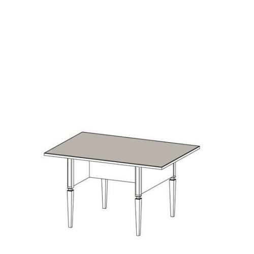 Classic style made of real wooden rectangular dining table, model - ME-1