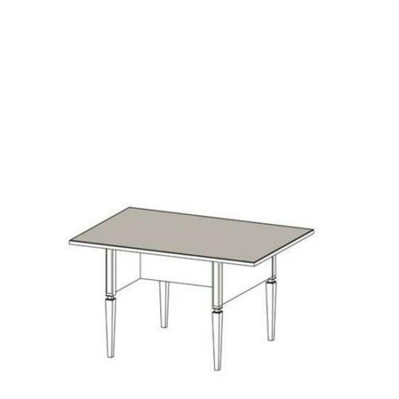 Classic style made of real wooden rectangular dining table, model - ME-1