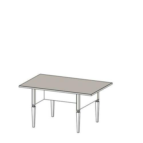 Classic style made of real wooden rectangular dining table, size 180x85 cm, model - ME-2