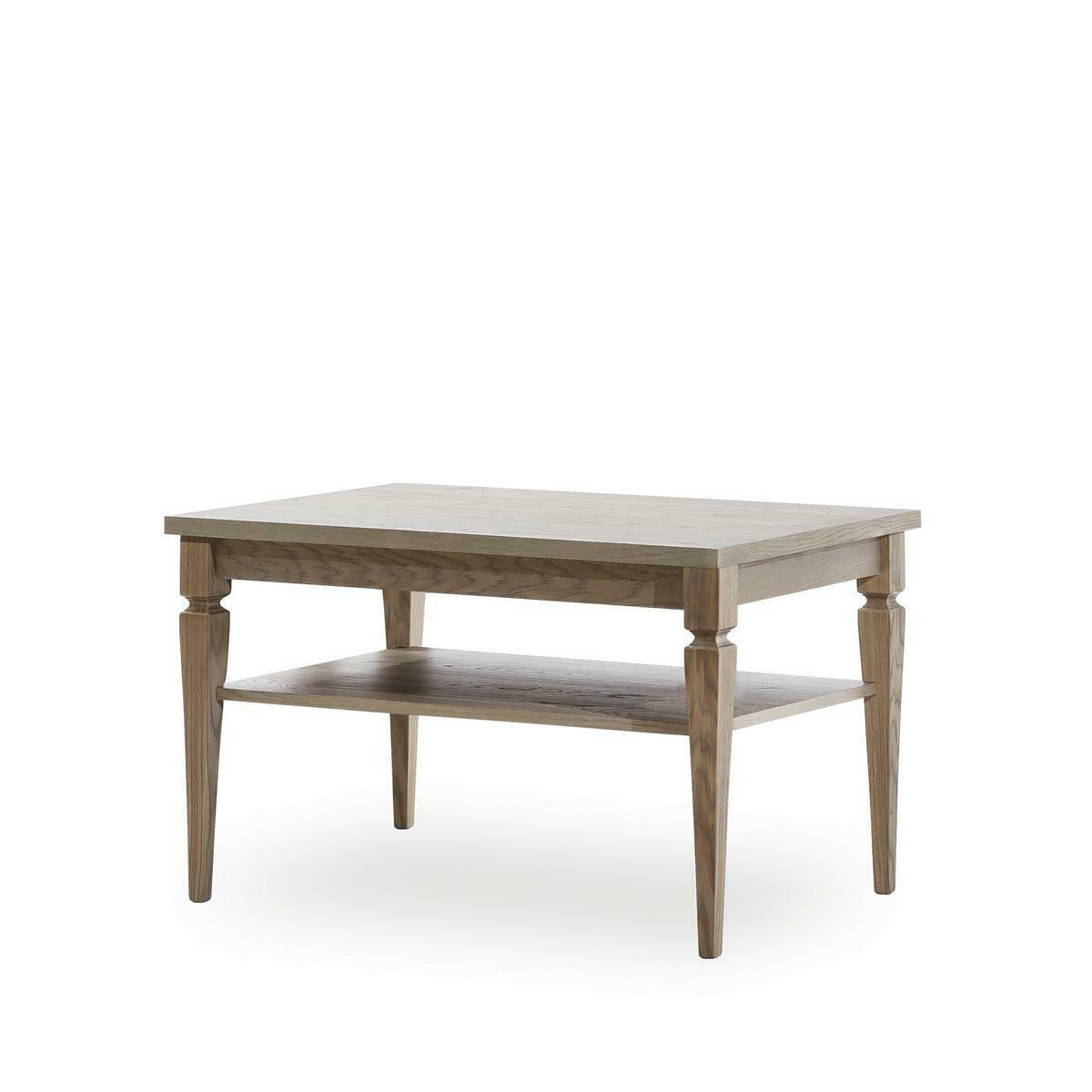 Classic country style made of real wooden rectangular 2-level side coffee table model CE-S2