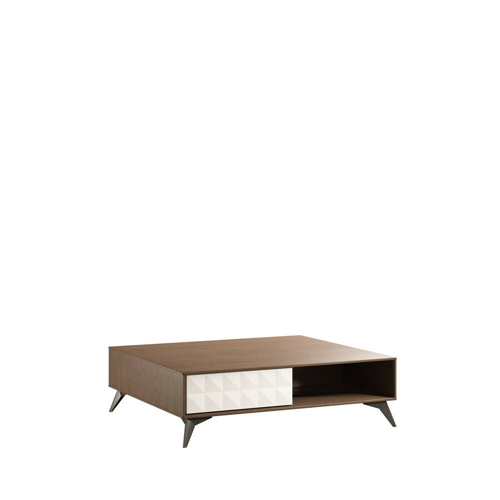 Modern style made of real wooden living room side square coffee table
