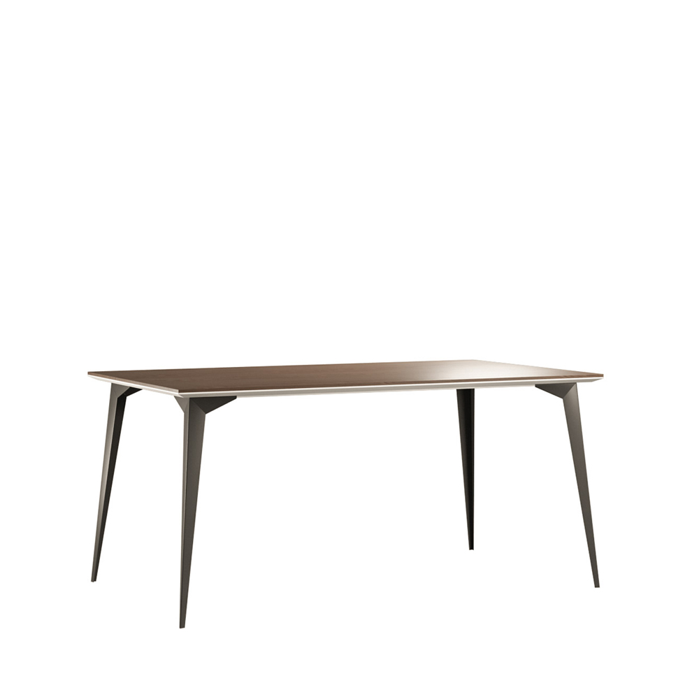 Modern style made of real wooden rectangular dining table, 160x90cm size