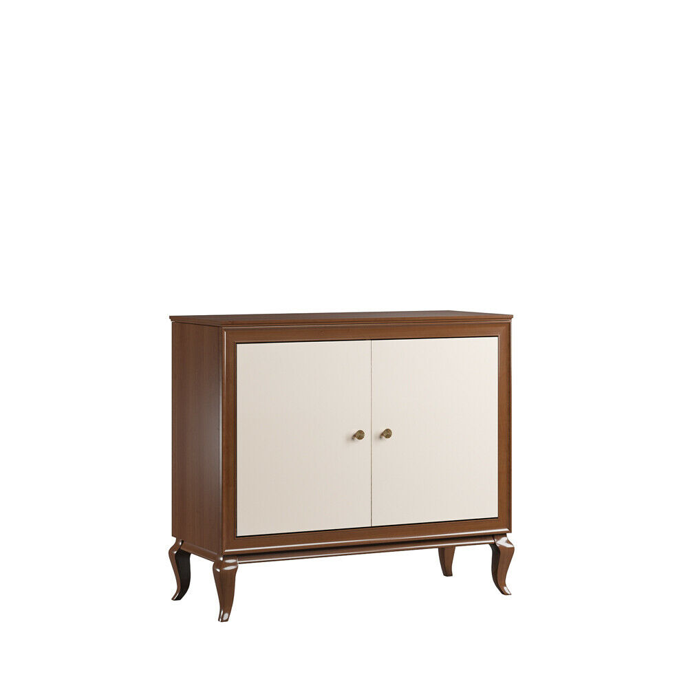 Classic style made of real wooden sideboard with 2-swing doors