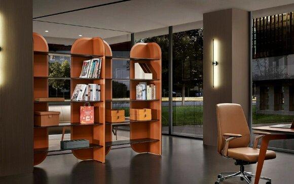 Design wall shelf living room cupboards shelves bookcase furniture office