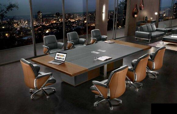 Modern xxl office conference table tables dining room meeting table 320 cm New