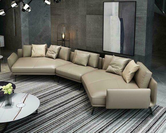 Modern Sofa Corner Sofa U-Shaped Upholstered Furniture Living Room Leather Sofa Corner Sofa Upholstery