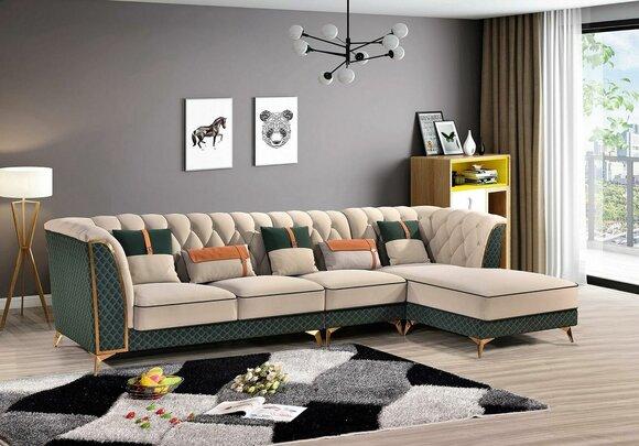 Corner Sofa L Shape Modern Sofa Leather Sofa Corner Set Upholstery Living Landscape Sofas