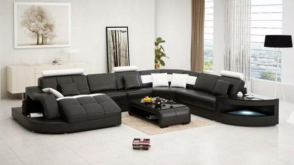 Corner Sofa Upholstery Corner Set Couch Modern Living Room Furniture 2pcs Set