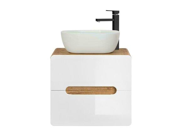 Washbasin bathroom washbasin with attachment basin 60cm base cabinet high gloss