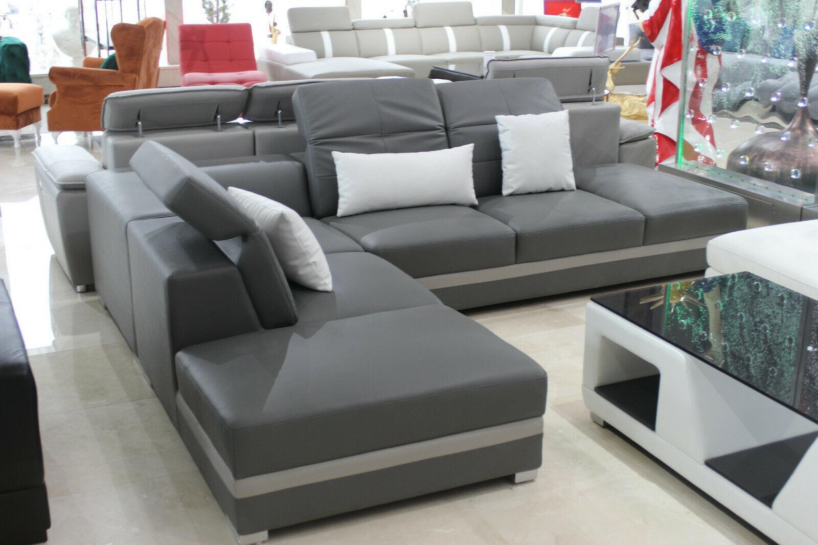 Designer Living Landscape Couch Living Landscape Couch Upholstery Sofa Seat Corner Sofa Set Grey Immediately