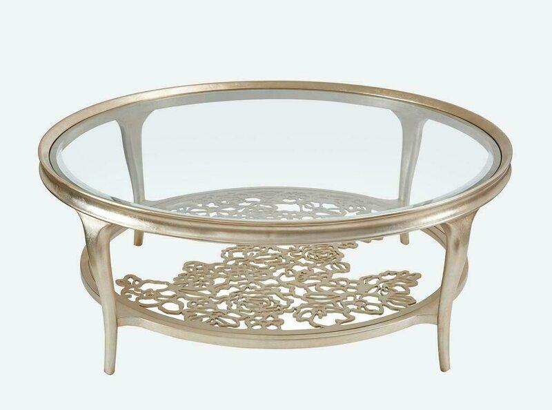 Round Design Coffee Table Designer Table Living Room Modern Side Table New