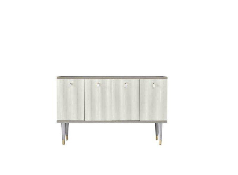 Stylish luxury sideboard with 4-swing doors italian furniture